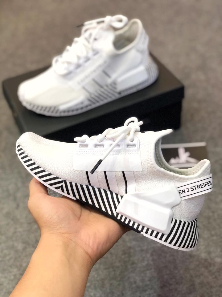  FY2108 - NMD R1 V2 Striped White 