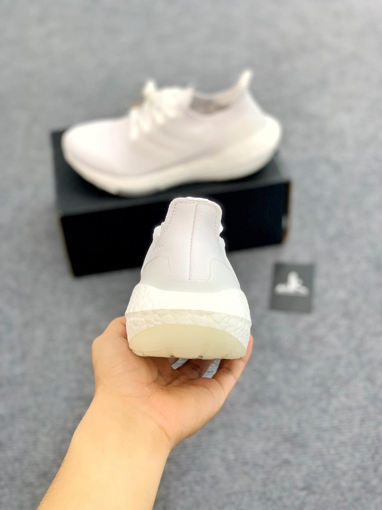  FY0403 Ultraboost 21 All White 