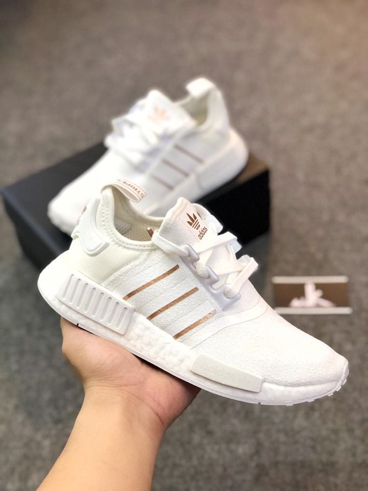 FW6434 - NMD R1 Cloud White Rose Gold 