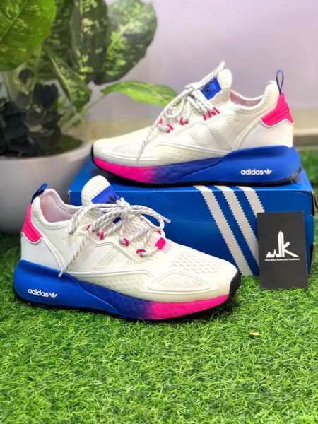  FY0605 - ZX 2K Boost White Pink Blue 