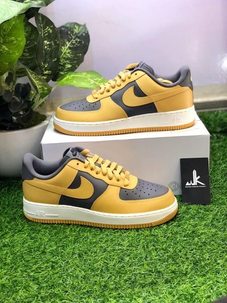 grey and brown air force 1
