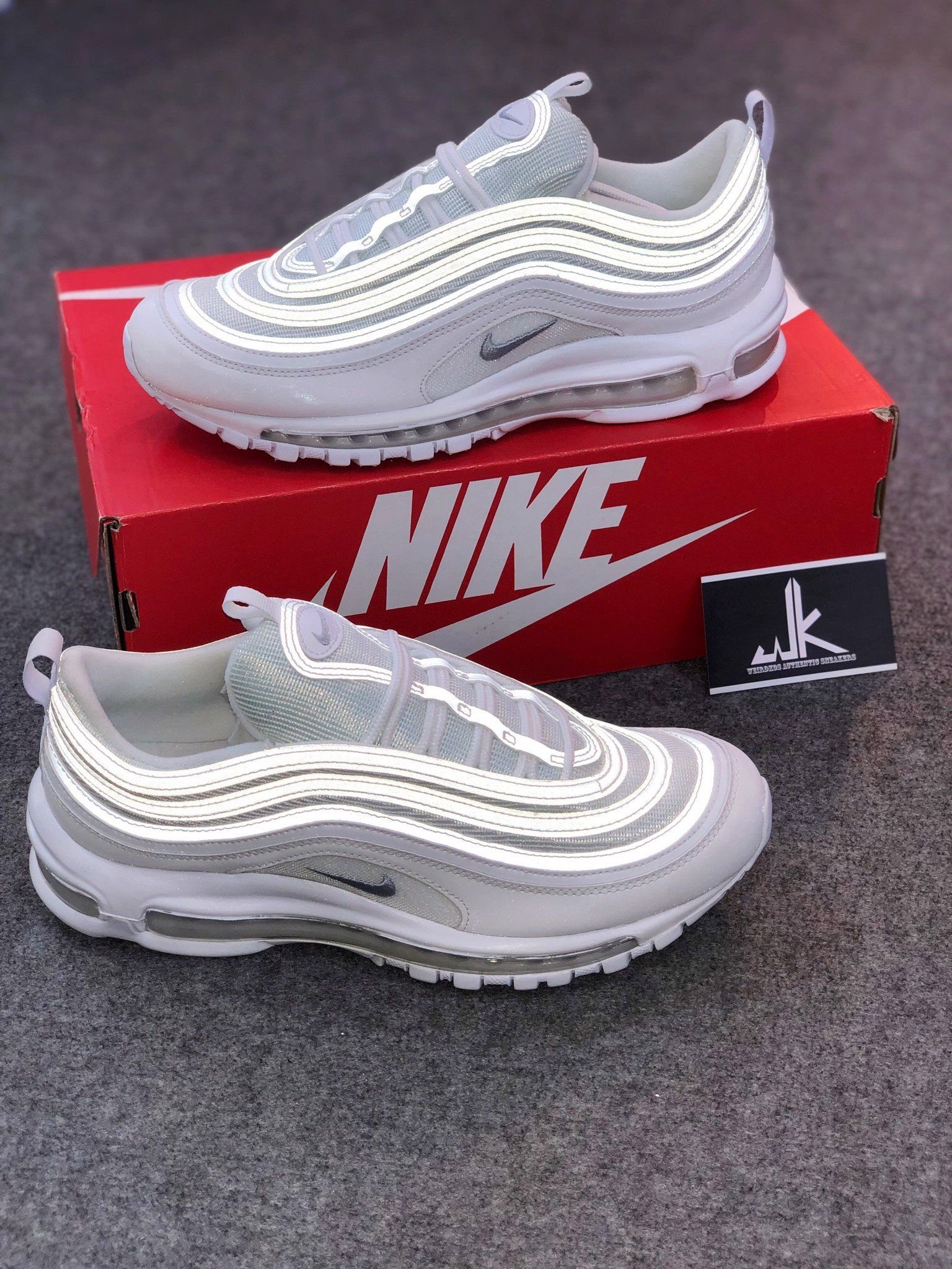 Nike Airmax 97 All White â Weirdkos Sneakers