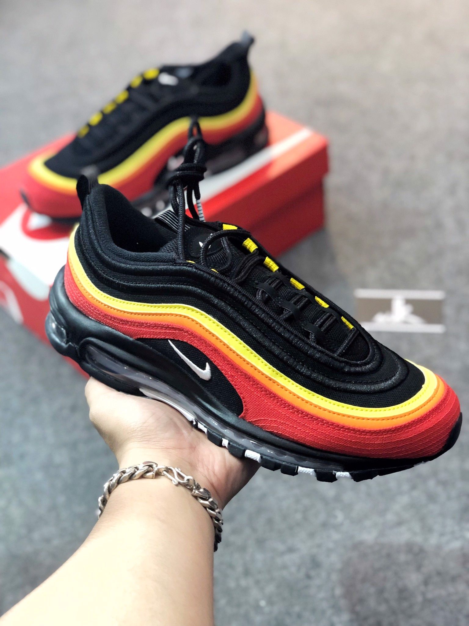  Airmax 97 Chile Red/ Black 