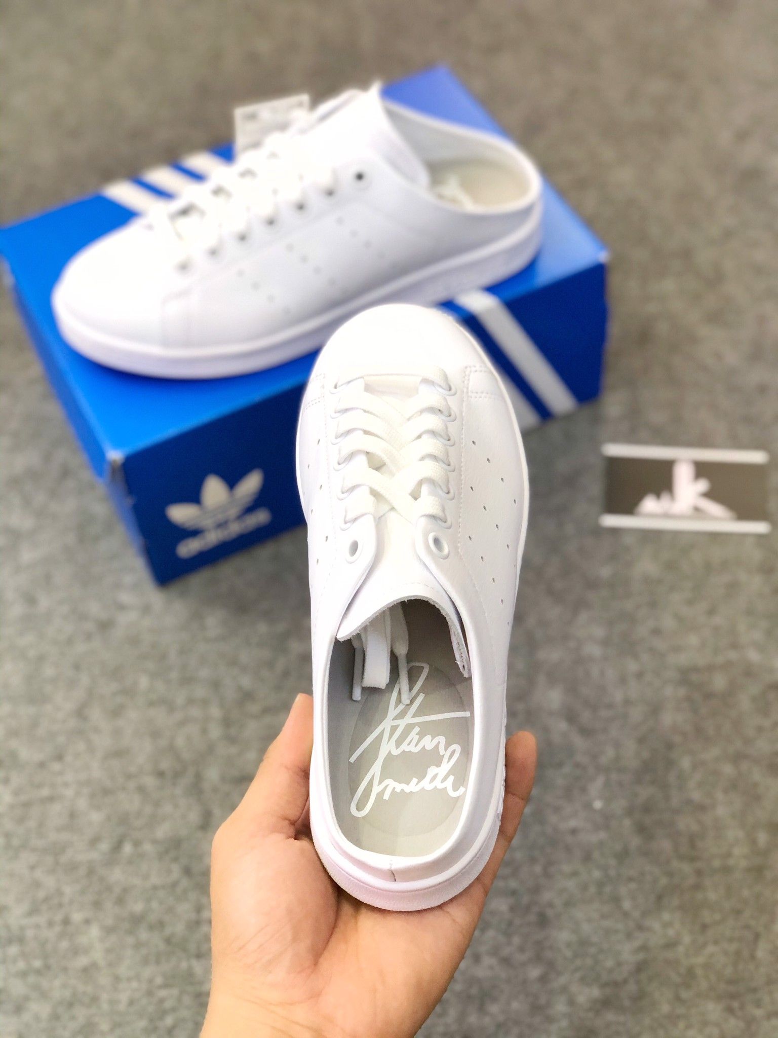  FX0532 - Stan Smith Mule All White 