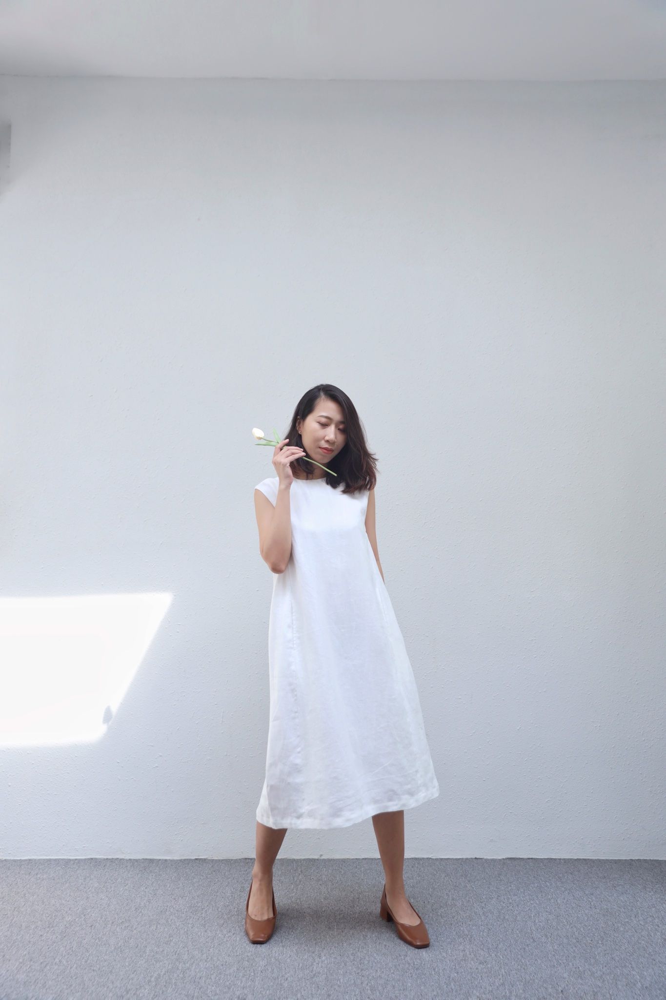 m linen form A JAZZIE dress Nhung Linen