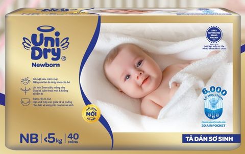  Tã dán sơ sinh Unidry Newborn mới 