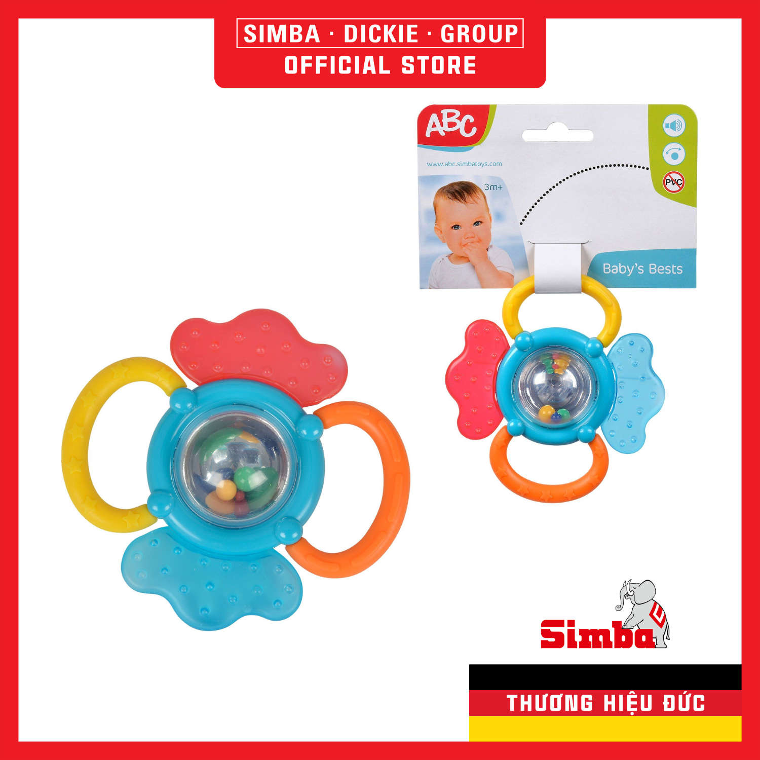  104013558 Đồ Chơi Trẻ Em Lục lạc ABC Activity Rattle 