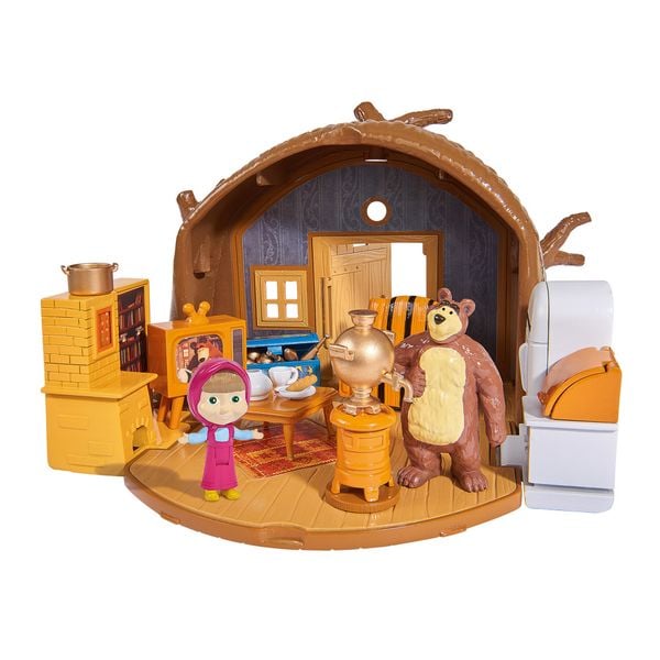  109301632 Đồ Chơi Ngôi Nhà Gấu MASHA AND THE BEAR Masha Playset 