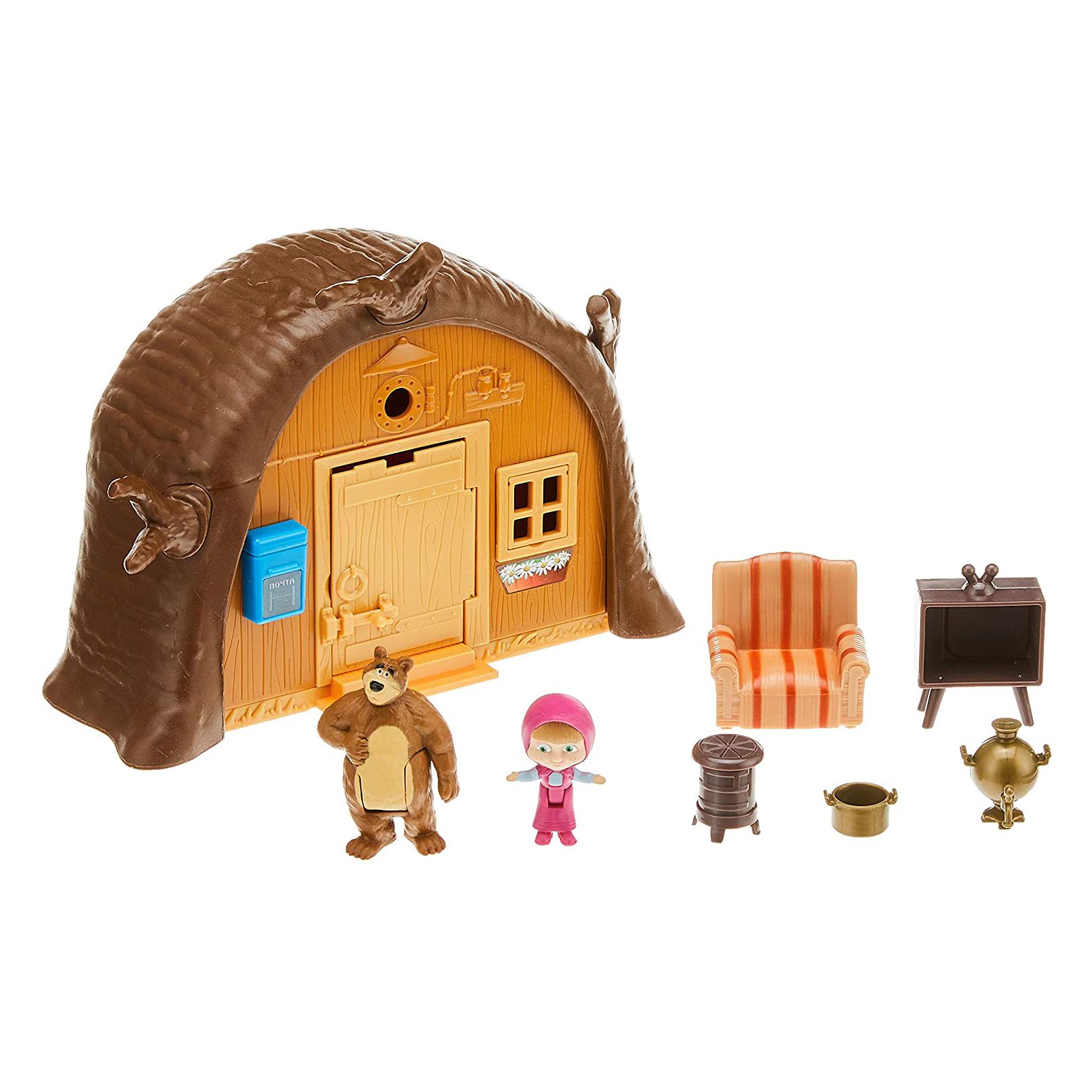  109301632 Đồ Chơi Ngôi Nhà Gấu MASHA AND THE BEAR Masha Playset 