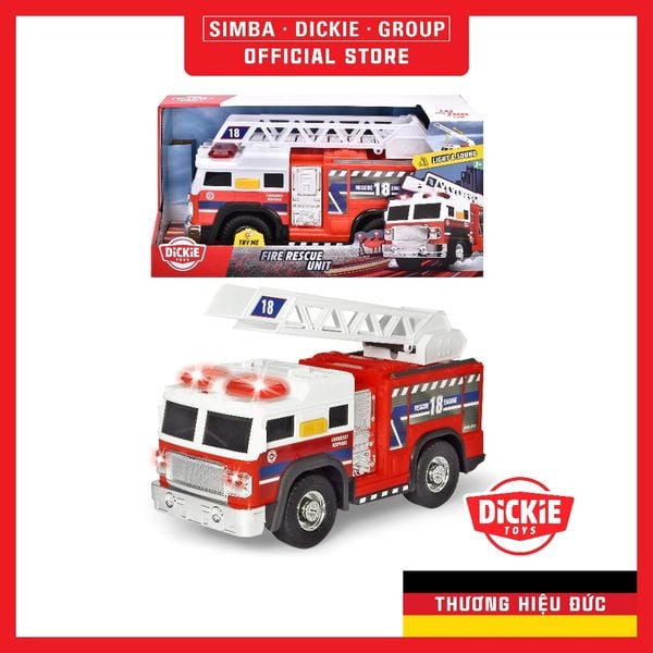  203306016 Đồ Chơi Xe Cứu Hỏa DICKIE TOYS Fire Rescue Unit 