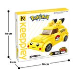  Đồ Chơi Lắp Ráp KEEPPLEY Pokemon Pikachu Mini Car K20205 