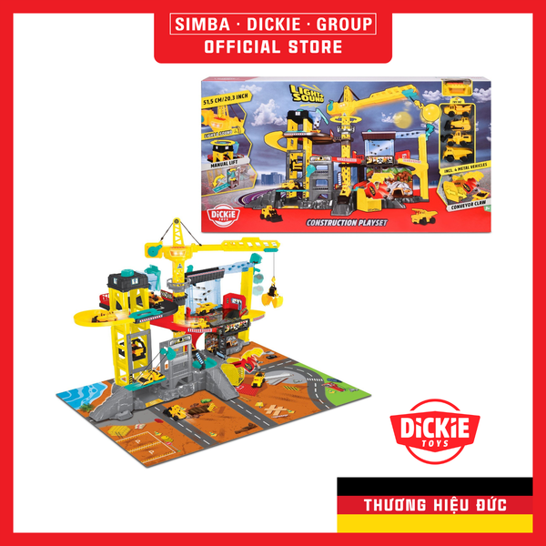  203339001 Bộ Đồ Chơi Công Trường Xây Dựng DICKIE TOYS Construction Playset 