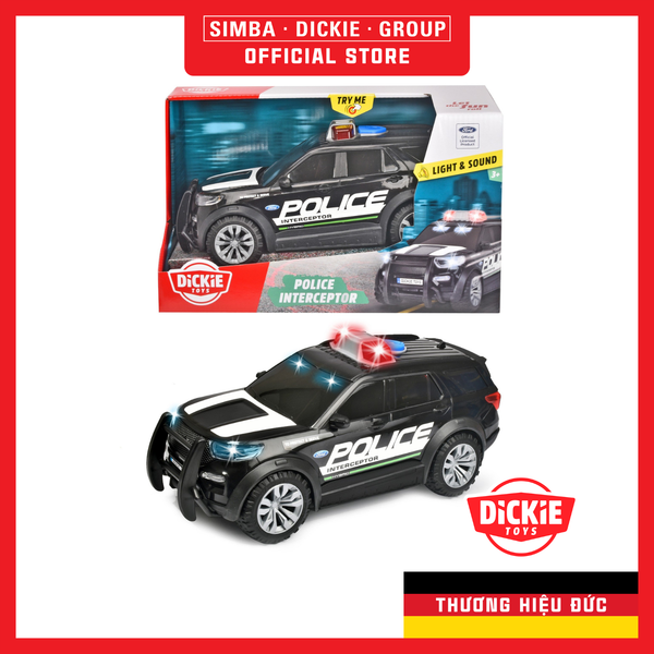  203714018 Đồ Chơi Xe Cảnh Sát DICKIE TOYS Ford Police Interceptor 
