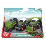  Bộ 3 Đồ Chơi Xe Nông Trại DICKIE TOYS Fendt Micro Team 203732001 