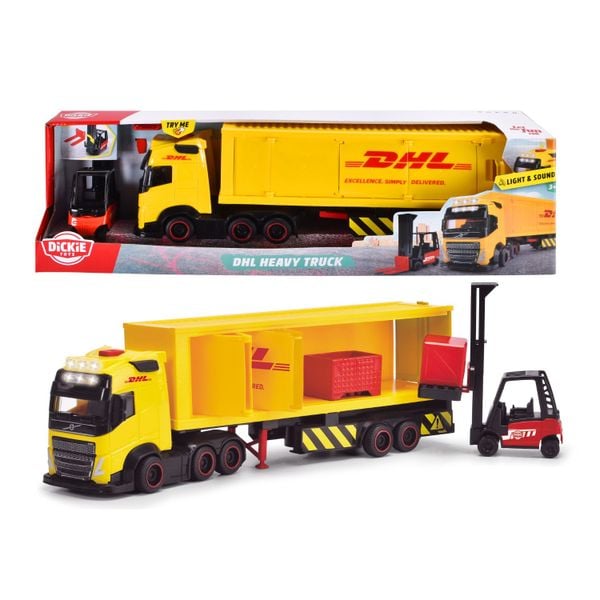  Đồ Chơi Xe Tải DICKIE TOYS DHL Truck 203747018 