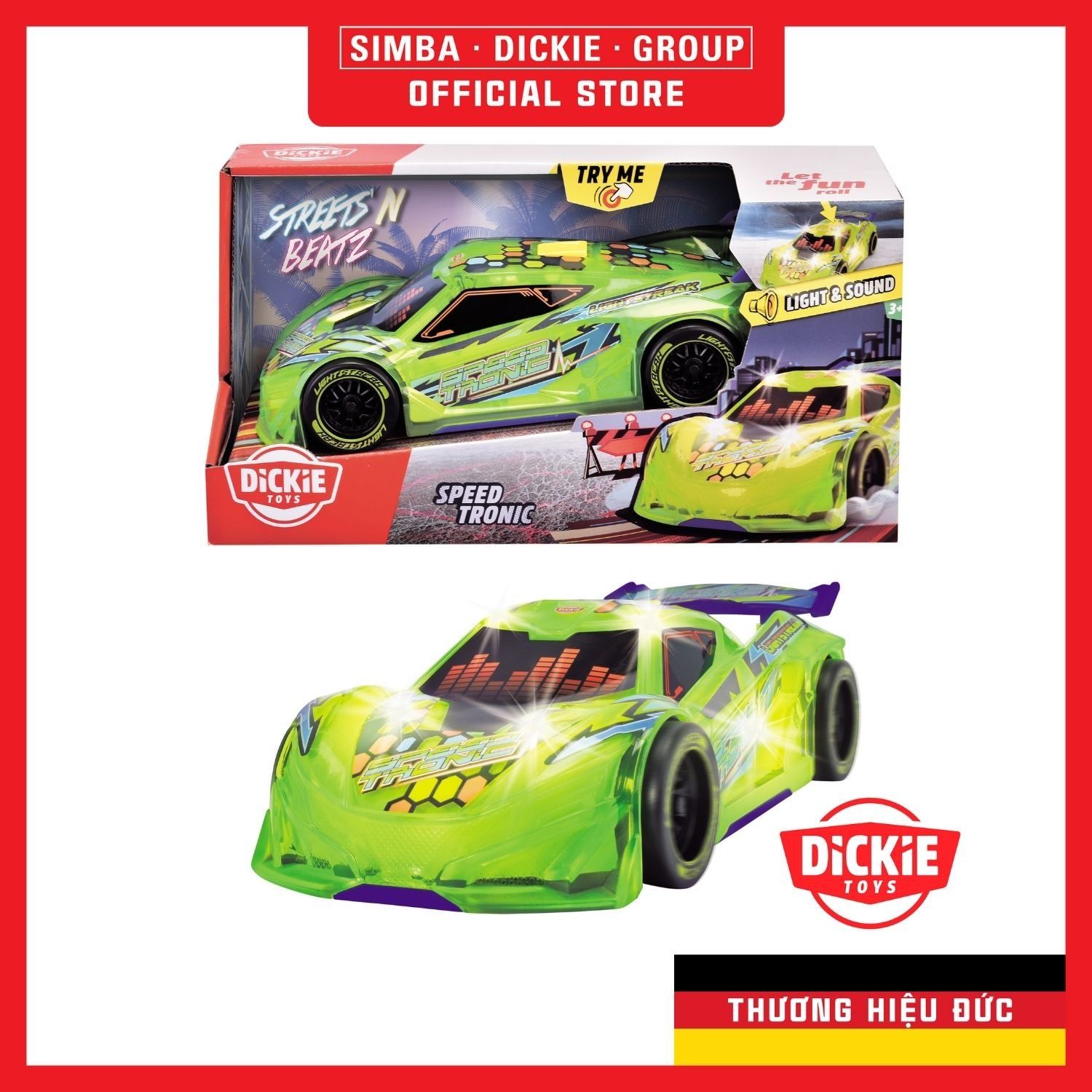  Đồ Chơi Xe Âm Nhạc DICKIE TOYS Speed Tronic 203763009 