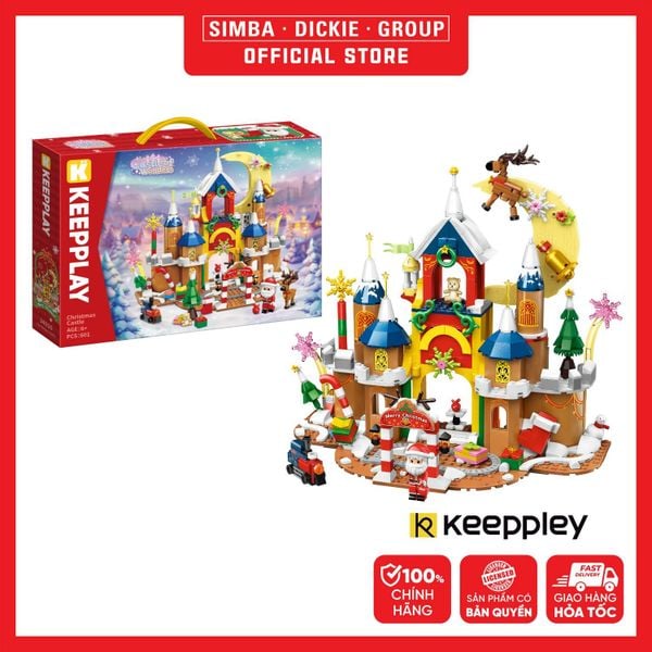  Đồ Chơi Lắp Ráp KEEPPLAY Christmas Castle 34016 - Simba Toys Vietnam 