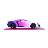  Đồ Chơi Xe Mô Hình JADA TOYS Pink Slips Lykan Hypersport 1:24 Scale Diecast Model Cars Toys 35058 