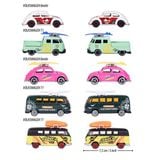  212055008 Xe Mô Hình MAJORETTE VW The Originals 5 Pieces Pack 
