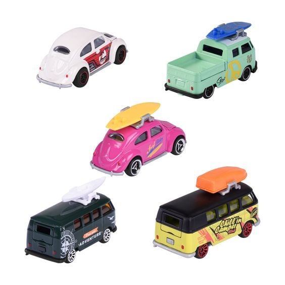  212055008 Xe Mô Hình MAJORETTE VW The Originals 5 Pieces Pack 