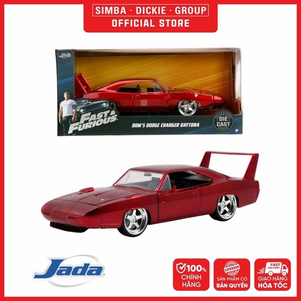  Đồ Chơi Xe Mô Hình JADA TOYS Fast & Furious 1969 Dodge Charger Daytona 1:24 97060 - Simba Toys Vietnam 