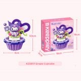  Đồ Chơi Lắp Ráp KEEPPLEY Sanrio Cupcake-Kuromi K20817 