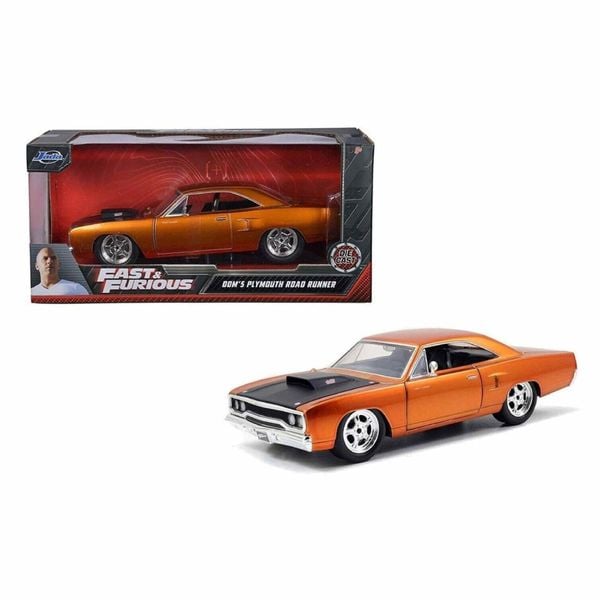  Đồ Chơi Xe Mô Hình JADA TOYS Fast & Furious 1970 Plymouth Road Runner 1:24 97126 - Simba Toys Vietnam 