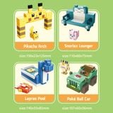  Đồ Chơi Lắp Ráp KEEPPLEY Pokemon Quest - Play Series Carbine Bench 73014-2 