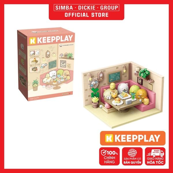  Đồ Chơi Lắp Ráp Keepplay Sumikko Happy Tea Time 77015 - Simba Toys Vietnam 