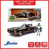  Đồ Chơi Xe Mô Hình JADA TOYS DC Comics Batman 1966 Classic Batmobile W/Batman & Robin Figure 1:24 98259 - Simba Toys Vietnam 