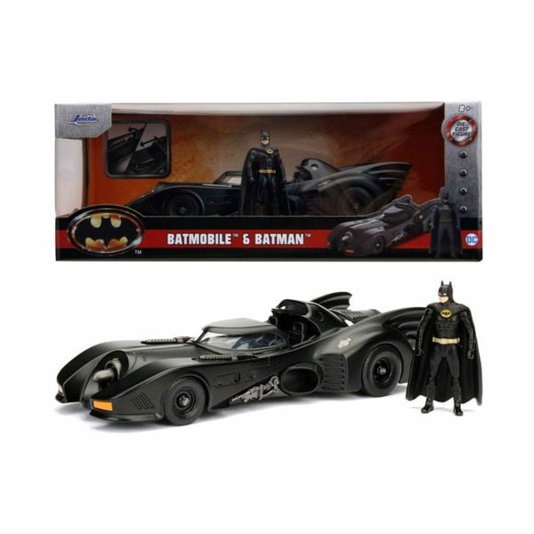  Đồ Chơi Xe Mô Hình JADA TOYS DC Comics Batman 1989 Batmobile W/Batman Figure 1:24 98260 - Simba Toys Vietnam 