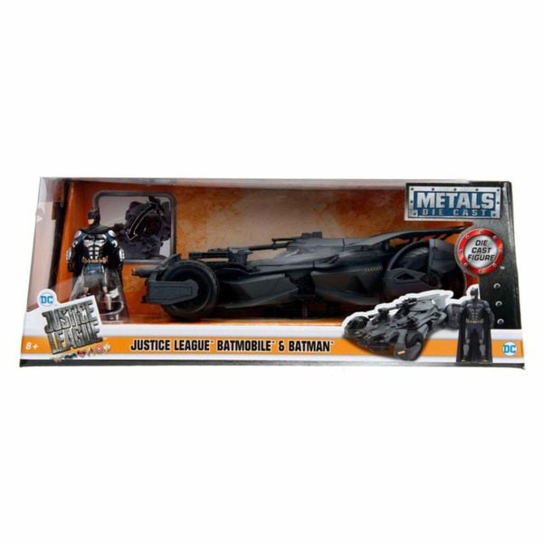  Đồ Chơi Xe Mô Hình JADA TOYS DC Comics Batman Justice League Batmobile W/Batman Figure 1:24 99232 - Simba Toys Vietnam 