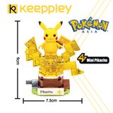  Đồ Chơi Lắp Ráp KEEPPLEY Pokemon Mini Pikachu B0101 