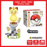  Đồ Chơi Lắp Ráp KEEPPLEY Pokemon Mini Meowth B0103 