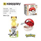  Đồ Chơi Lắp Ráp KEEPPLEY Pokemon Mini Meowth B0103 