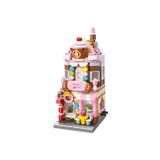  Đồ Chơi Lắp Ráp KEEPPLEY City Corner Honey Sweet Dessert House Building Blocks C0101 