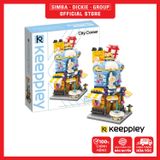  Đồ Chơi Lắp Ráp KEEPPLEY City Corner Fashion Department Store Building Blocks C0105 