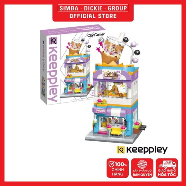  Đồ Chơi Lắp Ráp KEEPPLEY City Corner Bubble Tea House Building Blocks C0108 