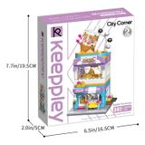  Đồ Chơi Lắp Ráp KEEPPLEY City Corner Bubble Tea House Building Blocks C0108 
