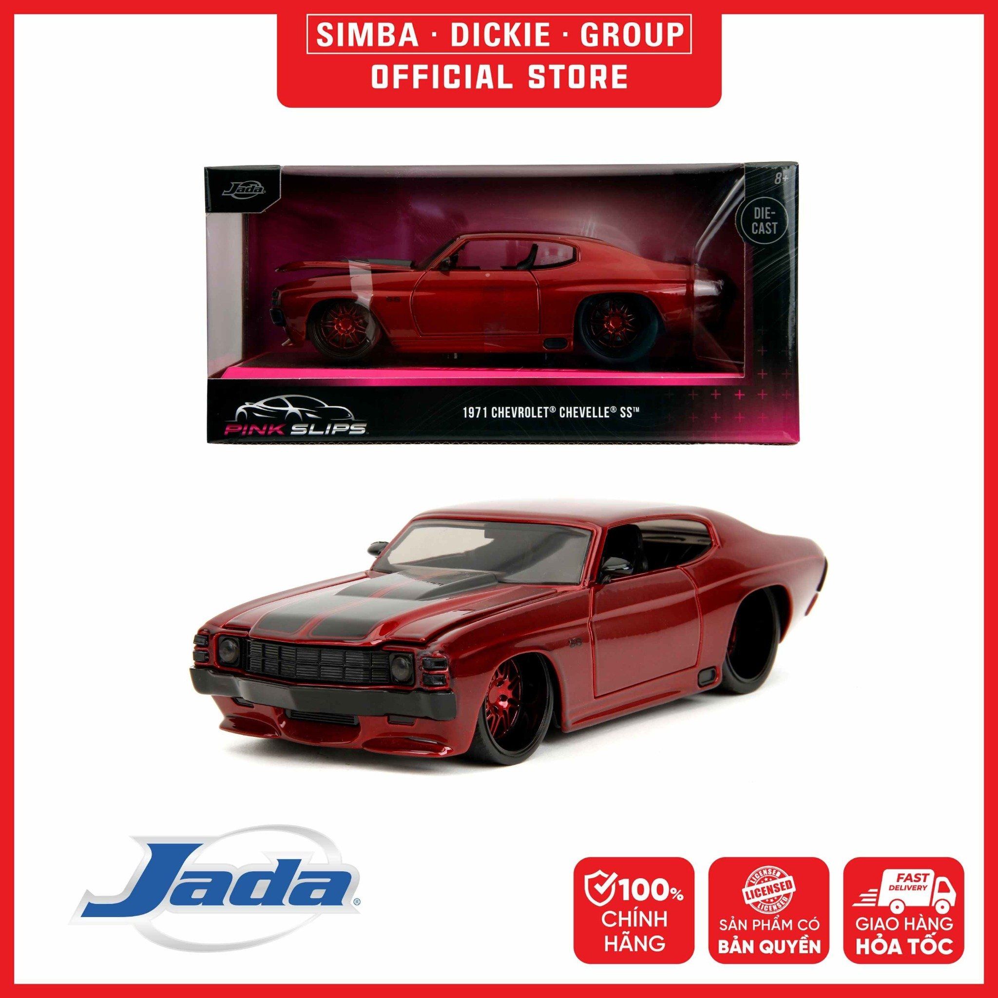 Đồ Chơi Xe Mô Hình JADA TOYS Pink Slips 1971 Chevrolet Chevelle SS 1:24 35191 - Simba Toys Vietnam 