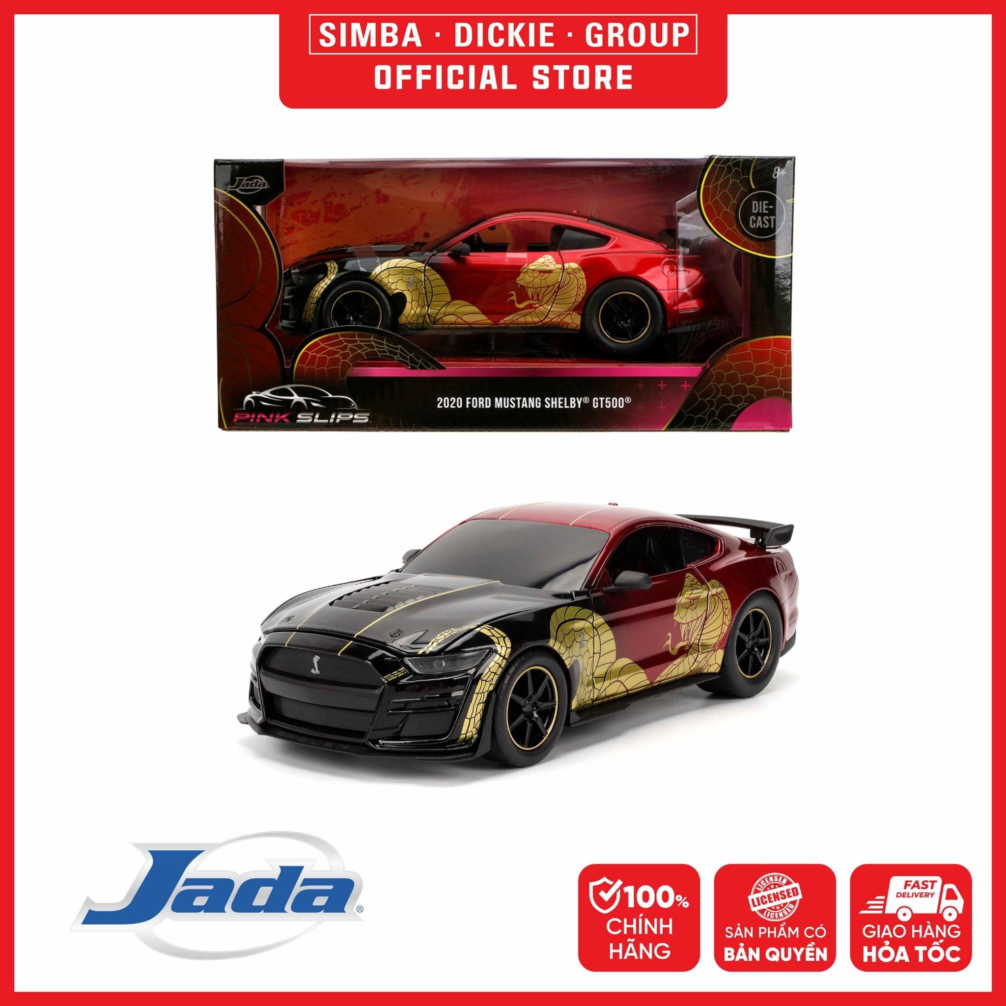  Đồ Chơi Xe Mô Hình JADA TOYS Pink Slips 2020 Ford Mustang Shelby Cobra GT500 - Year of Snake 1:24 36348 - Simba Toys Vietnam 