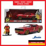  Đồ Chơi Xe Mô Hình JADA TOYS DC Comics Batman 1969 Chevrolet Camaro & Robin Figure 1:32 Diecast Toys 33088 