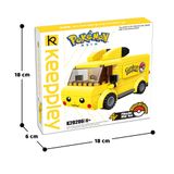  Đồ Chơi Lắp Ráp KEEPPLEY Pokemon Pikachu Mini Bus K20206 