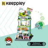  Đồ Chơi Lắp Ráp KEEPPLEY Pokemon - Bulbasaur Dessert House K20207 Building Block 
