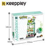  Đồ Chơi Lắp Ráp KEEPPLEY Pokemon - Bulbasaur Dessert House K20207 Building Block 