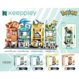  Đồ Chơi Lắp Ráp KEEPPLEY Pokemon - Bulbasaur Dessert House K20207 Building Block 