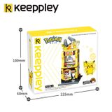  Đồ Chơi Lắp Ráp KEEPPLEY Pokemon - Pikachu Claw Crane Game Shop K20209 Building Block 