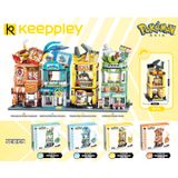  Đồ Chơi Lắp Ráp KEEPPLEY Pokemon - Pikachu Claw Crane Game Shop K20209 Building Block 