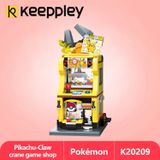  Đồ Chơi Lắp Ráp KEEPPLEY Pokemon - Pikachu Claw Crane Game Shop K20209 Building Block 