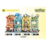  Đồ Chơi Lắp Ráp KEEPPLEY Pokemon - Pikachu Claw Crane Game Shop K20209 Building Block 